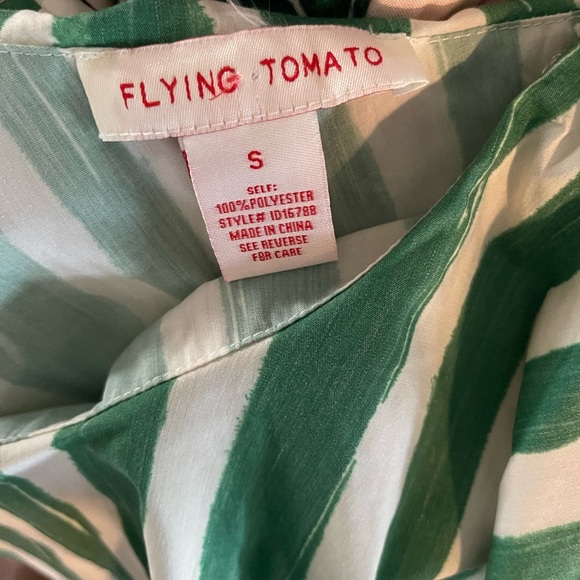 Flying Tomatoe green flared dress - Picture 6 of 8